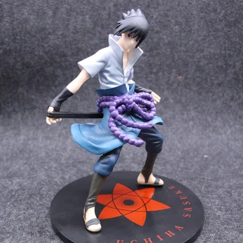 Anime Naruto Shippuden Uchiha Sasuke PVC-Action Figur Collectible Model Toy 8