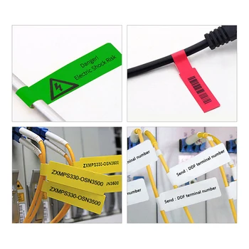 D11 D61 Niimbot Kabel-Label Papir Mærkat, Selvklæbende, Vandtæt Anti-Olie DIY Identifikation Netværk Fiber Wire Termiske Tags