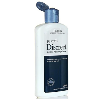 Australien Restoria Diskret Farve Genoprette shampoo 250ml Løsning til Grå hårfarve Farve Balsam Mænd Kvinder Hår Farve