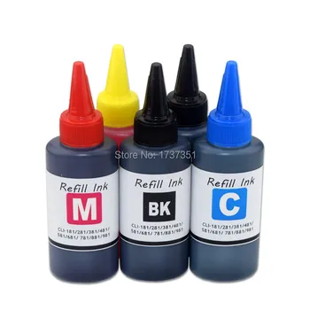 BGB-580 CLI-581 Farve Pigment Blæk Refill Kit til Canon PIXMA TR7550 TR8550 TS6150 TS6151 TS8150 TS8151 TS8152 TS9150 TS9155