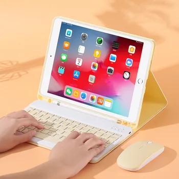 Mus tastatur taske Til iPad 9.7 2017 2018 2019 10.2 5 6 7 10.2 Tilfælde arabisk tastatur til iPad Luft 3 Pro 10.5 9.7 11 Dække