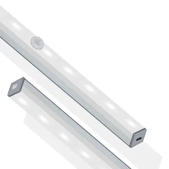 Motion Sensor Nat Lys Bærbare 14/20 LED-Kabinet Lys USB-Opladning, Induktion Nat Lampe Til Soveværelset, stuen, Gangen