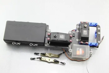 GTBracing LOSI 5IVE-T Carbon Dobbelt styring Servoer konvertering med Store Batterirummet Beslag