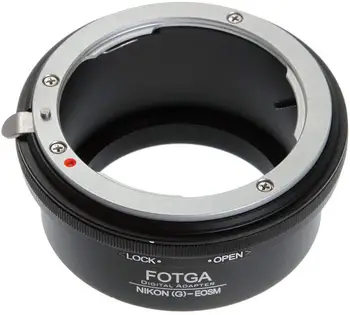 FOTGA Linse Mount Adapter Ring til Nikon G F AI AIS-AF-S-objektiv til Canon EOS M M2 M3