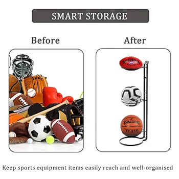 Ins Bolden Storage Rack Basketball Fodbold Display Rack Hjem.Strygejern Multi-lag Rack