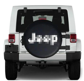 Bagklappen Hjul Reservehjul Dække Sagen PVC Anti-korroderende Universelt For Jeep Wrangler Kompas Patriot Cherokee SUV, Ford 4X4