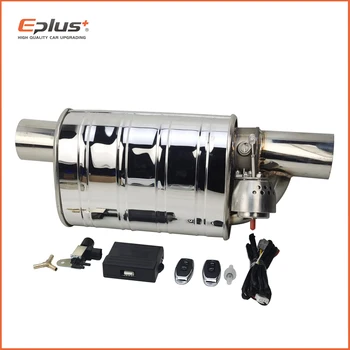 EPLUS Bil Udstødning System-Vakuum Ventil Kontrol udstødningsrøret Kit Variabel Lyddæmper i Rustfrit Universal 51 63 76 Mm Fjernbetjening