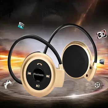 Bluetooth-Hovedtelefon Håndfri MP3-Afspiller Trådløse Stereo-TF Kort Headset FM Hovedtelefoner Støtte Hovedbøjle Sport L2C0