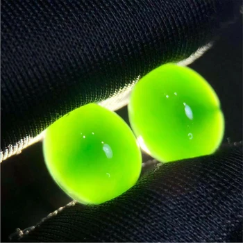 Jade øreringe af 925 sølv lille kvinders øreringe Smaragdgrønne usædvanlige smykker 2020 Sterling sølv vintage jaspis sten, Ædelsten