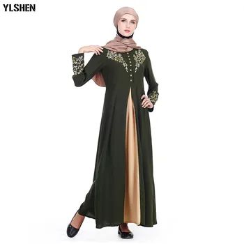 Plus Størrelse Muslimske Abaya Dubai Kvinder Maxi Kjoler Ramadan Moslim Bøn Robe Hijab Kjole Kaftan Islamiske Tyrkiet Islamisk Tøj