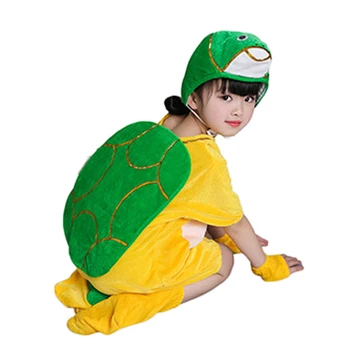 Historien Forestillingen Animal Cosplay Kostumer til Børn Drenge Piger Buksedragt Onesies Kigurumi Skildpadde Frog Halloween Scenen Party Slid