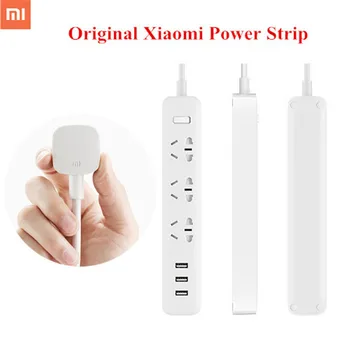 Original Xiaomi stikdåse Stikdåse Med 3 Standard-Stik 3 USB-Port, Hurtig Opladning Power Converter Adapter