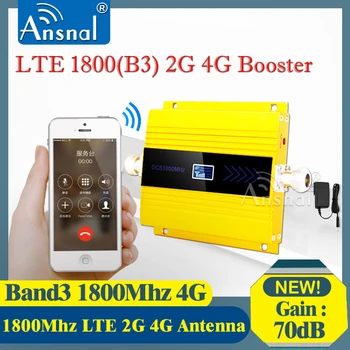 1800Mhz 4G Trådløse Amplifier1800Mhz GSM 2g 3g 4g Repeater LTE 4g Internet Forstærker GSM Mobiltelefon Signal Forstærker Booster Cellulære