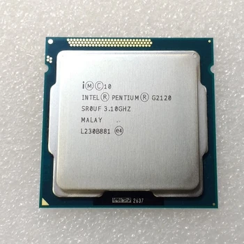 Intel pentium G2120 SR0UF Processor 3.10 GHz 3M Dual-Core, Socket 1155 desktop CPU arbejder