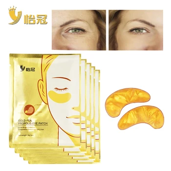 200pcs/100pair Eye Care Behandling & Mask Guld Collagen Crystal Skin Care Eye Patches Mørk Cirkel Taske Under Eye Mask Øjet
