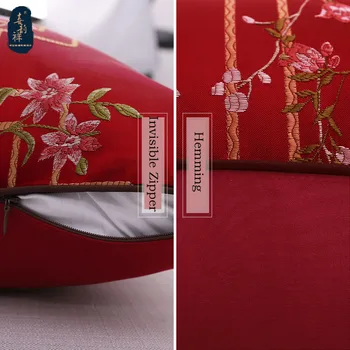 Sofa pude blomst og fugl mønster smide pillow cover sæt pude tilfælde, pudebetræk af dekorative puder