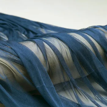 21 Farver:Australien Importeret elastisk ren silke mesh/hul stof,god drapere syning til kjole,nederdel,bluse,håndværk af værftet