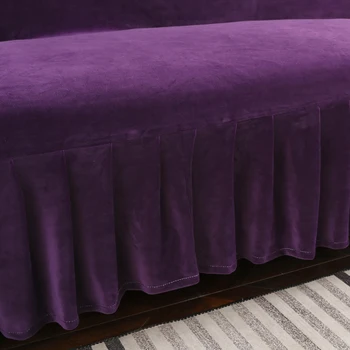 Armless Sofa Dække Strække Sovesofa Slipcover Velvet Protector Elastisk Spandex Moderne Folde Sofaen sofabetræk til stuen