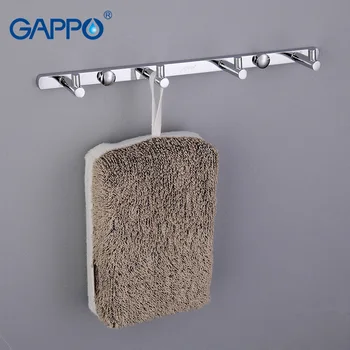 GAPPO 1 Sæt Tøj Krog Badeværelse Tilbehør vægbeslag Zircalloy håndklædeholder Krog Toilettet Badeværelse Tower Kroge Vægbeslag