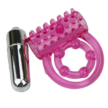 Mini Vibratorer Ringe Dobbelt Cockring Forsinke Tidlig Sædafgang Penis Bolden Loop Lås Sex Legetøj Produkt for Mænd