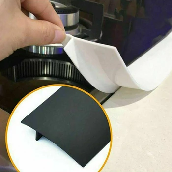 Køkken Komfur Counter Dække T-formet Strip Vandtæt Silikone Komfur GapCaulk Tape Fyldstof Af SEC88