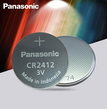Nye Panasonic Oprindelige 3V knapcelle Batteri CR2412 Lithium Coin watch nøglevedhæng Batteri Til swatch ur