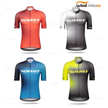 2021 Scottful Mænds tøj Jersey kortærmet Team Race Uniform Summer Quick-Dry maillot ciclismo hombre Mode Tøj