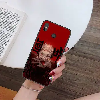 Jujutsu Kaisen Yuji Itadori animationsfilm Falde resistent Telefon Tilfældet For Xiaomi Redmi note 7 8 8t k30 pro 8a