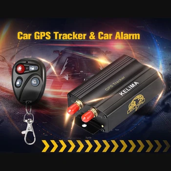 Bil bil GPS Tracker, Tracking-Enhed med Fjernbetjeningen Anti-tyveri Alarm System GPS Tracker Aluminium Bil GPS Trackere