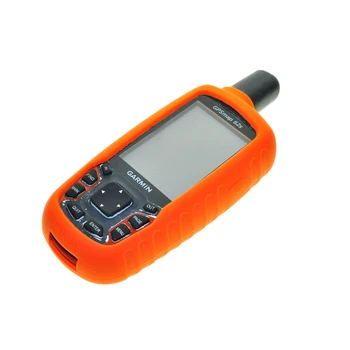 Silicium Beskytte Tilfælde + skærmbeskytter Skjold Film for Vandring Håndholdte GPS Garmin GPSMap 65 65 ÅR 65ST 64S 64ST Tilbehør