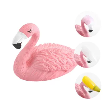 1stk Flamingo Falske Negle Tips Praksis Indehaveren Uddannelse Display, der Viser Hylde Manicure Søm Kunst Værktøjer Mode Foto Rekvisitter