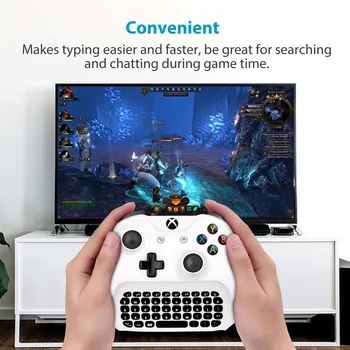 47 Nøgler Trådløse 2,4 G Praktiske Mini Håndholdt Gaming Tastatur Besked Tastatur, Gamepad Til XBOX ONE S Controller