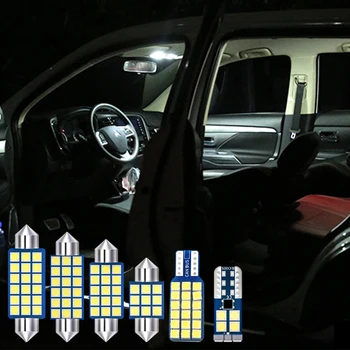 7pcs fejlfri Auto LED Pærer Bil Indvendigt lys Kit Til Citroen C5 2008-Dome Reading Light Kuffert Lamper