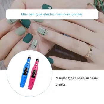 Elektrisk Boremaskine neglefil Akryl Art Fil, Manicure, Pedicure Bærbare Maskine Kit Praktisk holdbar kit