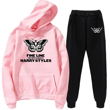 Efterår/Vinter, Harry Styles Hættetrøje Hættetrøje Hip Hop Tøj Harajuku LOVE World Tour Sæt