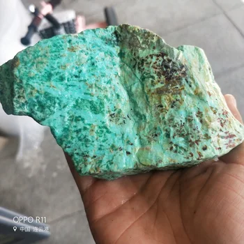 Naturlig Grøn Turkis Crystal Rå Rå Sten Mineral Kvarts