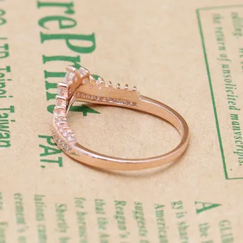 Original 925 Sterling Sølv Pan Ring I Guld Med Krystal Krone Ring For Kvinder Bryllup Part Gave, Mode Smykker