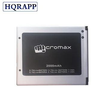 1stk Nyt Batteri For micromax s9111 A92 A106 A114 A115 A116 A117 A210 S9101 Q340 Q338 Telefonen, Batteriet, Akkumulatoren 2000mAh