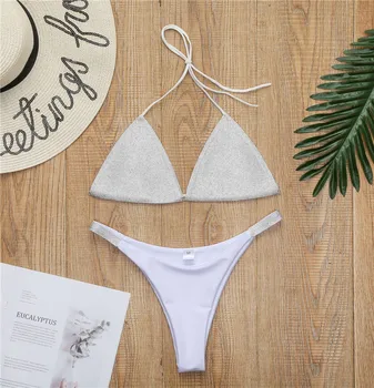 Badetøj Til Kvinder Krystal Rhinestone Bikini Sæt Sommer Badedragt Til Stranden Bandage Brasilianske Badedragt Vestidos