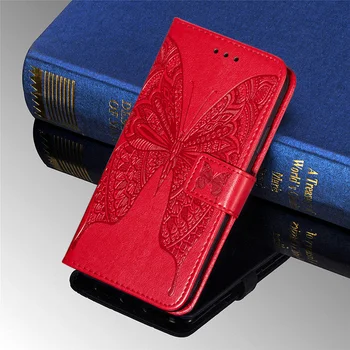 3D butterfly Flip Læder taske Fo Huawei P40 Lite E P20-P30 Lite 2019 Pro S SMART Plus Z 2019 2020 2021 Tegnebog, Mobiltelefon Sag Coque