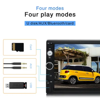Universal Intelligent Centrale System Bil Radio Android 2 Din FM-Modtager Touch Skærm, Bluetooth GPS-Multimedia-Afspiller, AUX -, USB, TF