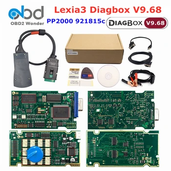 Lexia3 PP2000 Diagbox V7.83 V9.68 Bil Diagnostisk Scanner Til Peugeot/Citroen Lexia 3 921815C OBD2 Auto Bil Diagnostiske Interface