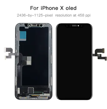 10STK/MASSE AAA+++ Til iPhone X XR XS MAX Skærm Udskiftning Med OLED-Forsamling Display LCD-Ingen Døde Pixel