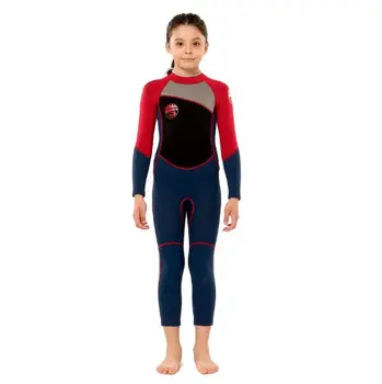HISEA Neopren våddragt til børn dykning passer børn swimwears lange ærmer surfing ét stykke snorkling rashguard våddragt
