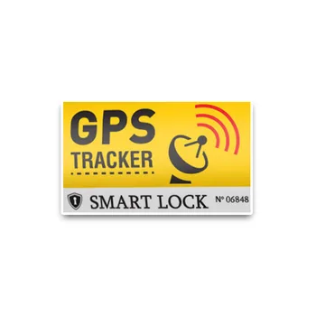 Aliauto Kreative Advarsel Bilen Mærkat GPS Tracker Decals Smart Lås Solcreme Reflekterende, Anti-UV-Decal PVC Dekoration,10cm*6cm