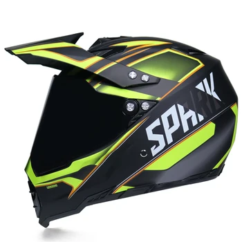 Gratis forsendelse moto motorcykel hjelm casco capacete motocross racing hjelm med linse vinter ATV, dirtbike, vindtæt hjelme