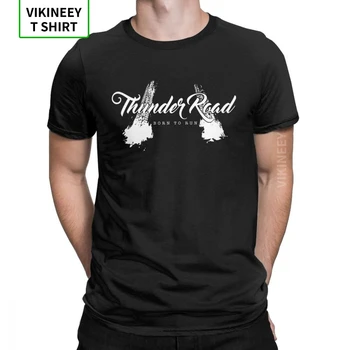Thunder Road Dæk T-Shirt Mænd Bruce Springsteen Rock Musik Gave Toppe, Korte Ærmer Nyhed T-Shirt Med O Hals Bomuld T-Shirts Plus Størrelse