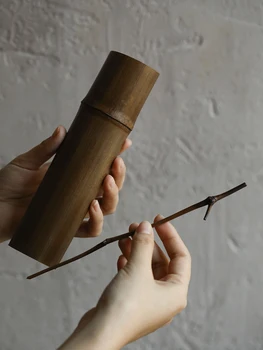 TANGPIN kaffe og te værktøjer naturlige bambus te-tilbehør, bambus te ceremoni sæt