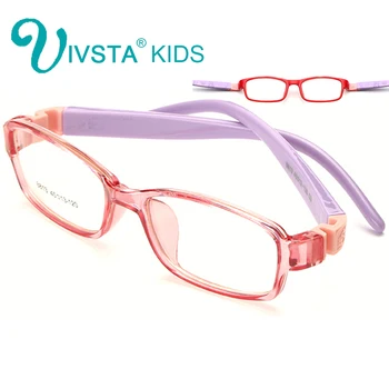 IVSTA 8813 Børne Briller Gummi Briller Børn Rammer Optiske Briller til Børn, der Ikke Skrue Sikker TR fødevaregodkendt Nærsynethed Linse