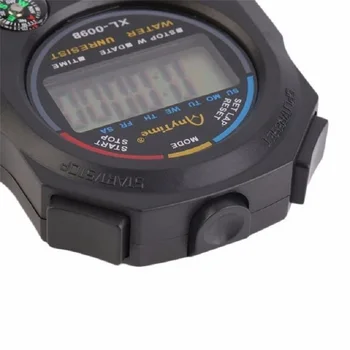 Digital LED Chronograph Tæller med Rem Sport Digital Chronograph Stopur, Nedtællingsur Stopur Vandtæt Counter digitalt ur